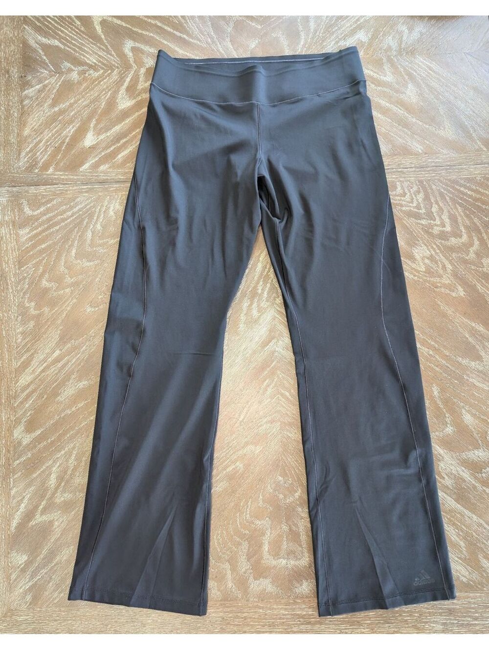 adidas Performance Black Low Rise Flare Leggings Workout Pants